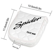 
                        
                          Load image into Gallery viewer, mytag Golf Heel Shafted Mallet Putter Headcover Strong Magnetic Closure for Taylormade Spider Tour - JOY2ESpree
                        
                      