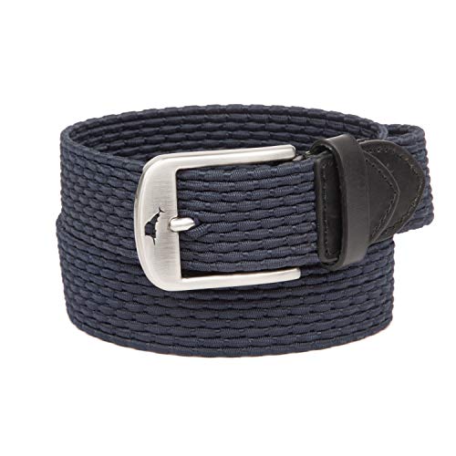 Tommy Bahama Men's Two-Tone Stretch Braided Web Belt