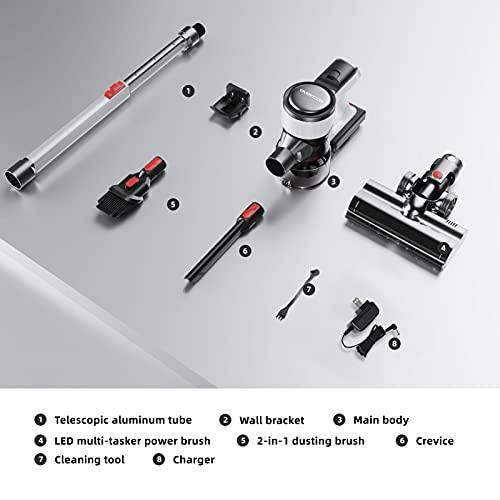 Evereze Cordless Vacuum Cleaner Stick Vacuum Cleaner with 25000Pa Powerful Suction - JOY2ESpree
