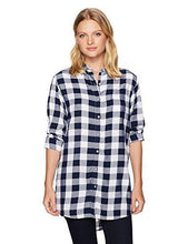 
                        
                          Load image into Gallery viewer, Jag Jeans Women's Petite Magnolia Tunic in Rayon Plaid
                        
                      