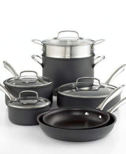 
                        
                          Cargar imagen en el visor de la galería, Cuisinart Dishwasher Safe Hard-Anodized 11-Piece Cookware Set, Black - JOY2ESpree
                        
                      