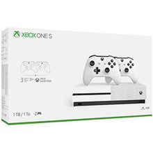 
                        
                          Load image into Gallery viewer, Xbox One S Two Controller Bundle (1TB) Includes Xbox One S, Extra Wireless Controller, 3-Month Game Pass Trial, 14-day Xbox Live Gold Trial - JOY2ESpree
                        
                      
