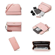 
                        
                          Load image into Gallery viewer, Women Fashion Handbags Wallet Tote Bag Shoulder Bag Top Handle Satchel Purse Set 4pcs
                        
                      
