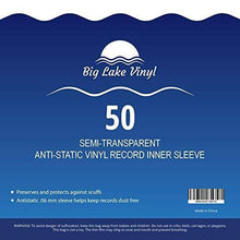 
                        
                          Cargar imagen en el visor de la galería, 50 Vinyl Record Inner Sleeves-12" Anti-Static Semi Transparent Rounded Bottom Plastic | Protect and Preserve LPs - JOY2ESpree
                        
                      
