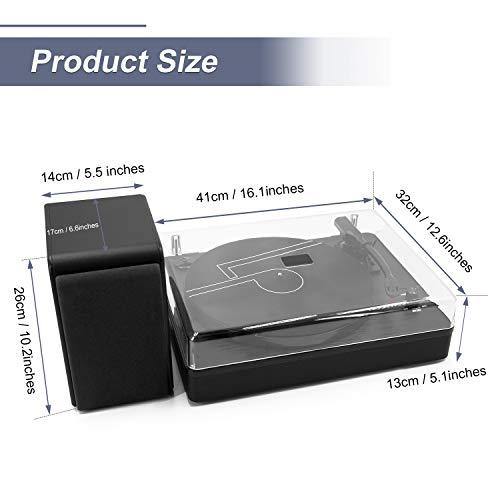 LP&No.1 Bluetooth Turntable HiFi System with Bookshelf Speakers - JOY2ESpree
