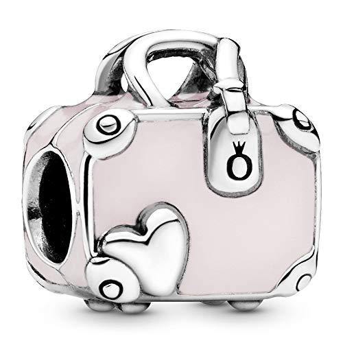 Pandora Jewelry Pink Travel Bag Sterling Silver Charm - JOY2ESpree