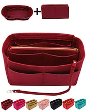 
                        
                          Cargar imagen en el visor de la galería, Felt Purse Bag Organizer Insert with zipper Bag Tote Shaper Fit Speedy Neverfull MM GM
                        
                      