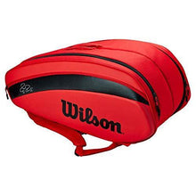 
                        
                          Load image into Gallery viewer, Wilson RF DNA 12 pack Tennis Bag - Red - JOY2ESpree
                        
                      
