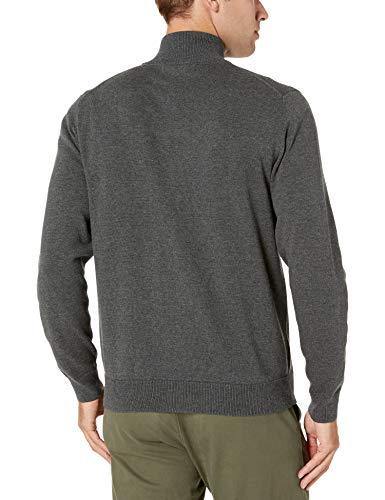 Amazon Essentials Men's Full-Zip Cotton Sweater