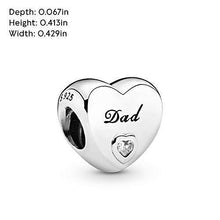 
                        
                          Muat gambar ke penampil Galeri, Pandora Jewelry Dads Love Cubic Zirconia Charm in Sterling Silver - JOY2ESpree
                        
                      