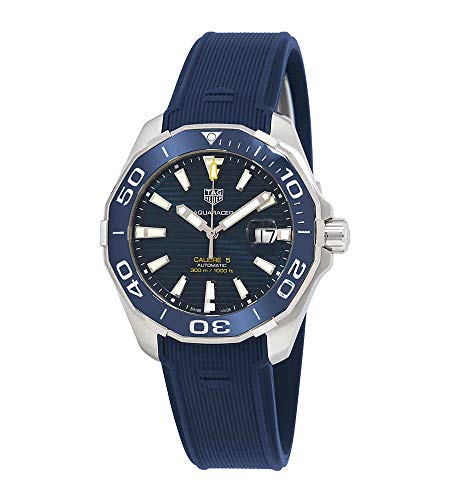 Tag Heuer Aquaracer Calibre 5 Automatic Blue Dial Mens Watch WAY201B.FT6150