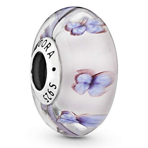 Pandora Jewelry Butterfly Pink Murano Glass Sterling Silver Charm - JOY2ESpree
