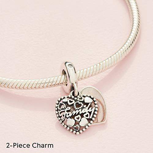 Pandora Jewelry Love Makes A Family Dangle Cubic Zirconia Charm in Sterling Silver - JOY2ESpree