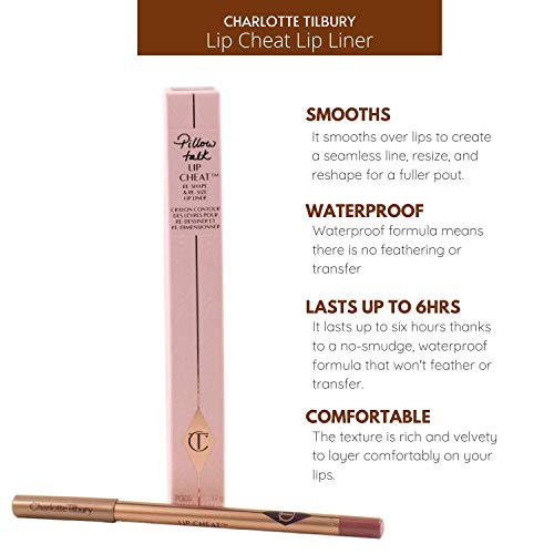 CHARLOTTE TILBURY LIP CHEAT PILLOW TALK MEDIUM #2 (Warm berry-pink lip liner pencil)