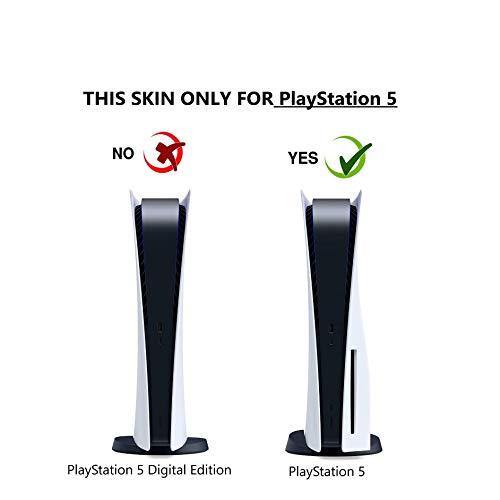 PS5 Console and Controller Skin Vinyl Sticker Decal Cover for PlayStation 5 Console and Controllers, Disk Edition - Black Shoebox - JOY2ESpree