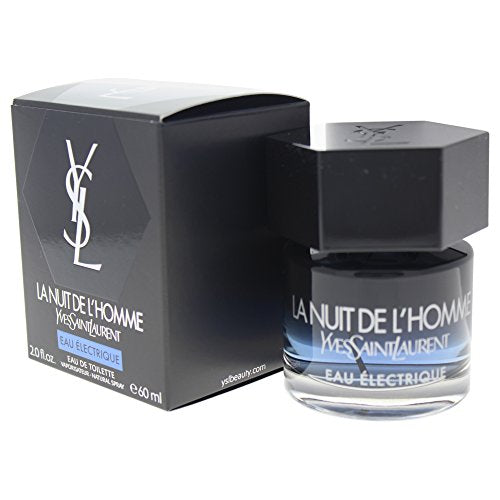 Yves Saint Laurent La Nuit De L'homme Eau Electrique for Men By Eau De Toilette Spray 2.0 Ounce / 60 Ml, 2 Fl Ounce