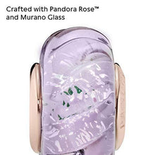 
                        
                          Load image into Gallery viewer, Pandora Jewelry Glittering Grooves Murano Glass Pandora Rose Charm - JOY2ESpree
                        
                      
