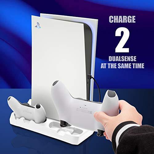 PS5 Cooling Fan, PS5 Cooler, Vertical Stand for Playstation 5 Digital Edition & Ultra HD Game Console - JOY2ESpree