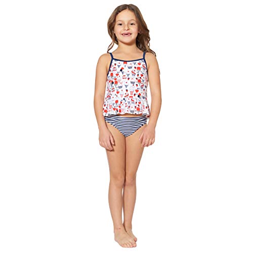 Tommy Bahama Girls' Two-Piece Bikini Swimsuit Bathing Suit