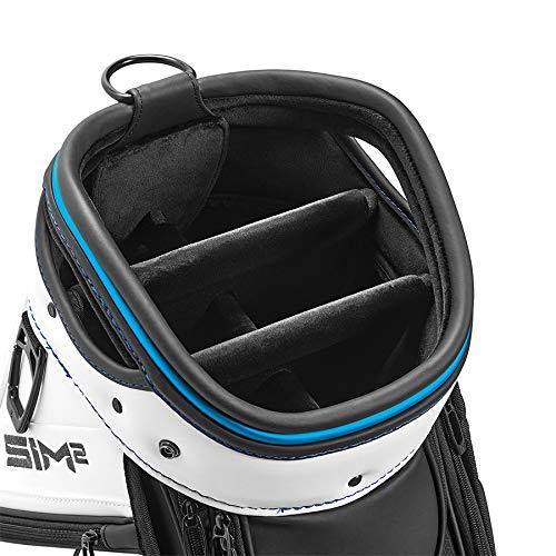 TaylorMade Tour Staff Bag , White, Gray - JOY2ESpree