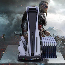 
                        
                          画像をギャラリービューアに読み込む, Vertical Charging Stand for Playstation 5 with Cooling Fan Charging Station Dock - JOY2ESpree
                        
                      