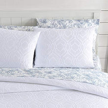 
                        
                          Load image into Gallery viewer, Tommy Bahama | Waffle Collection | Comforter Set Cotton Bedding in a Reversible Waffle Weave Texture, King, White,USHSA51166596,3
                        
                      