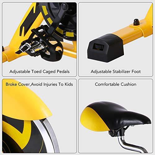MaxKare Stationary Bike Belt Drive Indoor Cycling Bike 44lbs Flywheel & Pulse Sensor/LCD Monitor/Ipad Mount Exercise Bike - JOY2ESpree
