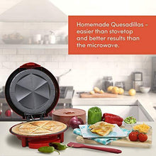 
                        
                          Muat gambar ke penampil Galeri, Elite Gourmet Mexican Taco Tuesday Quesadilla Maker, Easy-Slice 6-Wedge, Grilled Cheese, 11 Inch, Red - JOY2ESpree
                        
                      