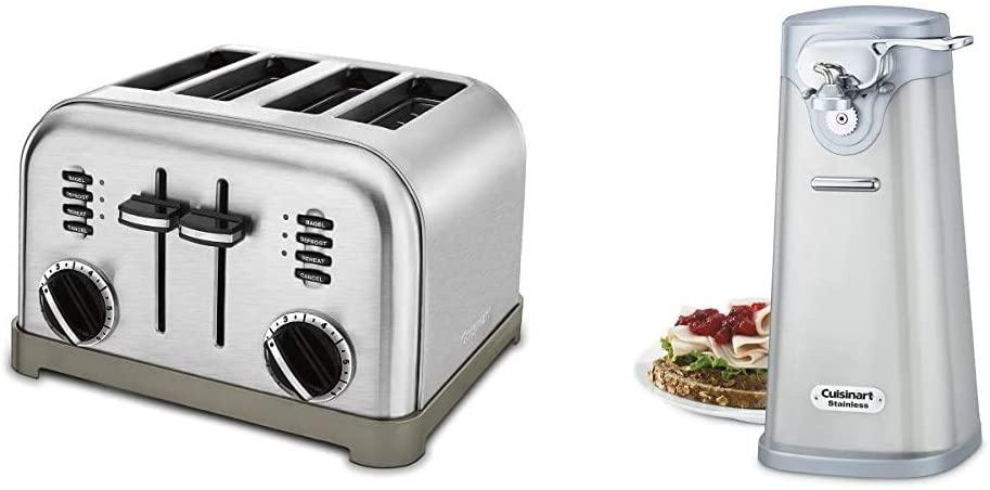 Cuisinart CPT-180P1 Metal Classic 4-Slice toaster, Brushed Stainless - JOY2ESpree
