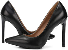 
                        
                          Muat gambar ke penampil Galeri, LIURUIJIA Womens Stiletto Pumps Pointed Toe High Heel Slip On Wedding Party Office Shoes 666
                        
                      