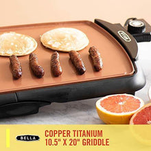 
                        
                          画像をギャラリービューアに読み込む, BELLA Electric Ceramic Titanium Griddle, Make 10 Eggs At Once, Healthy-Eco Non-stick Coating - JOY2ESpree
                        
                      