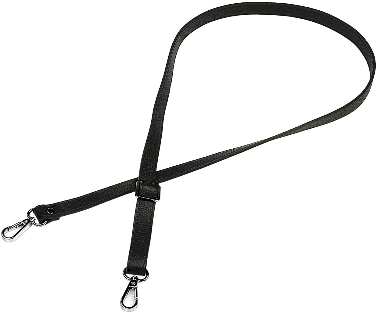VanEnjoy Full Grain Leather Adjustable Replacement Strap for Crossbody Bag Purse, 26-51"Long 0.71"Wide