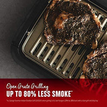 
                        
                          Muat gambar ke penampil Galeri, George Foreman GFS0090SB Open Grate Smokeless Grill, Black, Family Size - JOY2ESpree
                        
                      