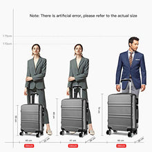 
                        
                          將圖片載入圖庫檢視器 Kono 3 Pieces Luggage Set Hard Shell with Spinner Wheels Lightweight Rolling Suitcases Set with YKK Dual Zipper TSA Lock for Travel (Grey)
                        
                      