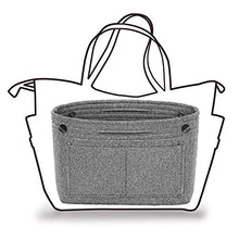 
                        
                          將圖片載入圖庫檢視器 TOPHOME Insert Handbag Organizer Bag in Bag Cosmetic Storage Makeup Bag Organizers Felt Container Organizer Storage Organizing Home Girl Handbag Grey
                        
                      
