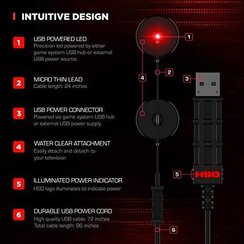 HipShotDot Red Dot LED Aim Assist Mod for Television - JOY2ESpree