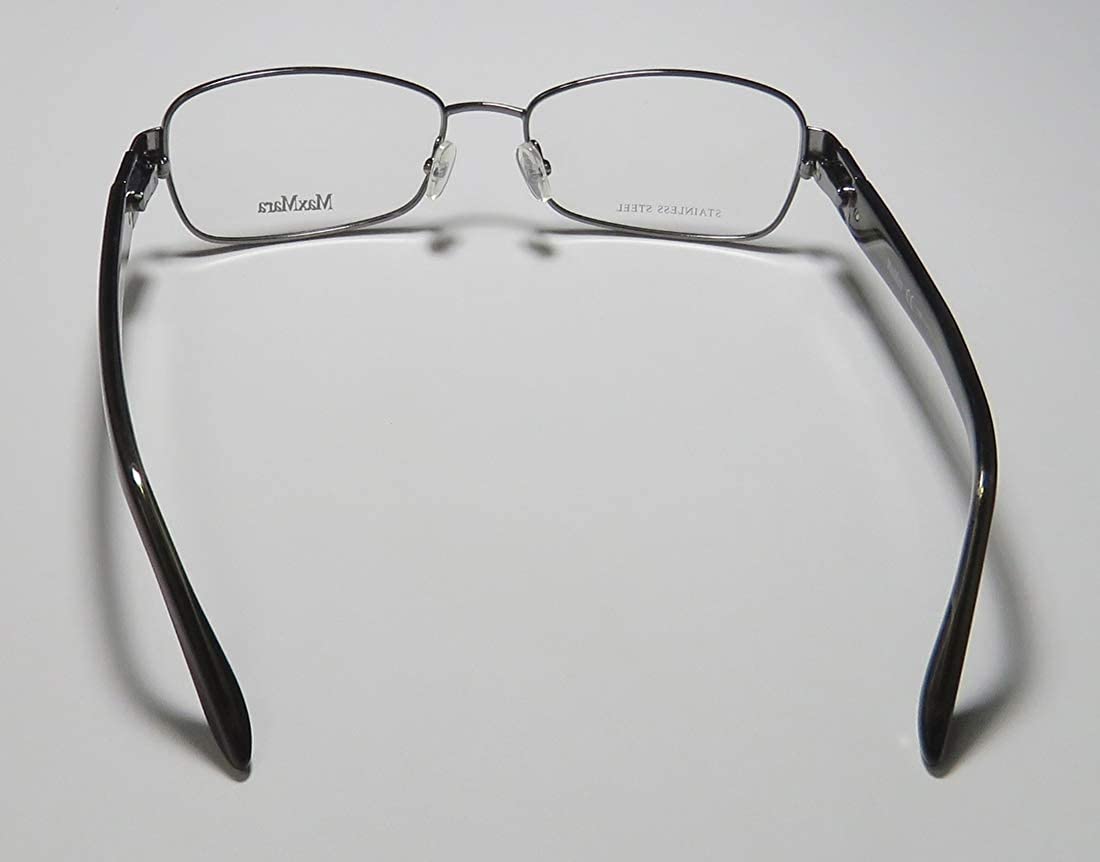 Max Mara 1128 Womens/Ladies Designer Full-rim Crystals Flexible Hinges Authentic Contemporary Classy Eyeglasses/Eyewear