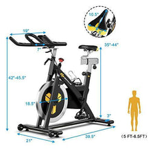 
                        
                          Muat gambar ke penampil Galeri, GYMAX Indoor Stationary Bike, 30LBS Flywheel Magnetic Cycling Bike with LCD Monitor - JOY2ESpree
                        
                      