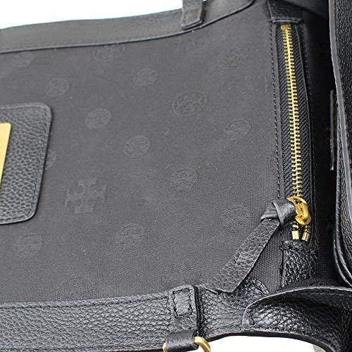 Tory Burch Womens 60405 Britten Combo Crossbody Bag, Black/Rolled Gold - JOY2ESpree