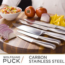 
                        
                          画像をギャラリービューアに読み込む, Wolfgang Puck 6-Piece Fully-Forged Stainless Steel Knife Set with Knife Block - JOY2ESpree
                        
                      