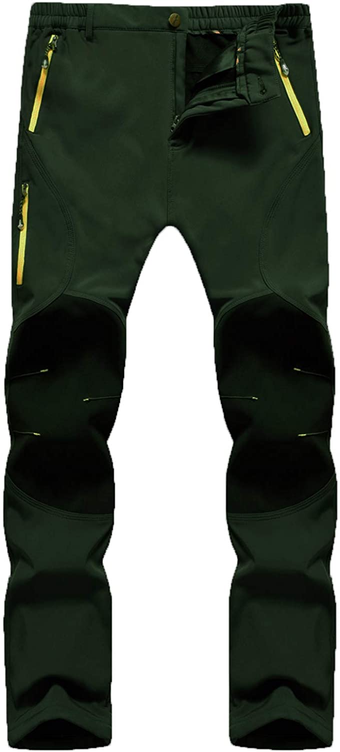 Singbring Men's Outdoor Windproof Waterproof Hiking Ski Snow Pants