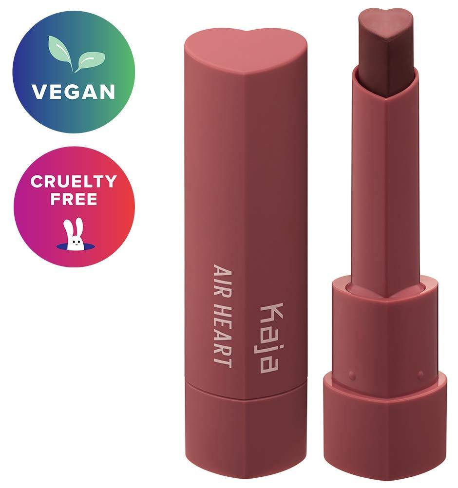 KAJA Air Heart | Lightweight Natural Finish Lipstick | 07 Lover - mauvy brown