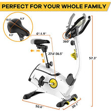 
                        
                          Cargar imagen en el visor de la galería, JKANGFIT Exercise Bike Stationary Bikes with 8-Level Magnetic Resistance and LCD Monitor, Indoor Cycling Bike 300 LB Capacity Upright Workout Bike - JOY2ESpree
                        
                      