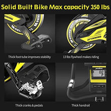 
                        
                          Cargar imagen en el visor de la galería, Pooboo Indoor Cycling Bike Belt Drive Exercise Bike Stationary with Comfortable Seat Cushion, Tablet Holder and LCD Monitor for Home Workout - JOY2ESpree
                        
                      