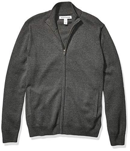 Amazon Essentials Men's Full-Zip Cotton Sweater