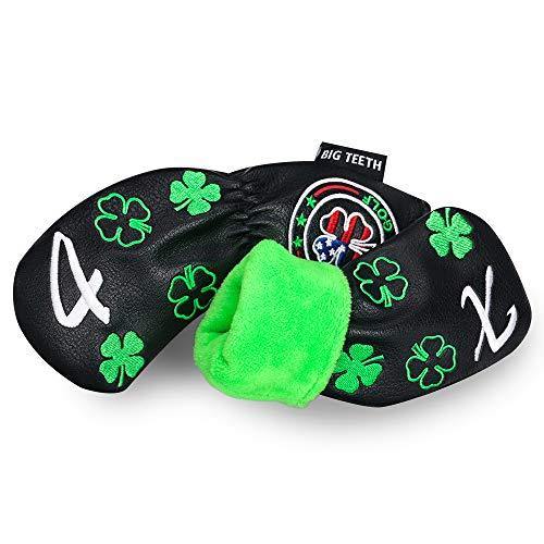 Golf Iron Head Covers 11Pcs Golf Club Protector Lucky Clover for Titleist Callaway Taylormade - JOY2ESpree