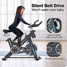 
                        
                          將圖片載入圖庫檢視器 Exercise Bike Stationary Indoor Cycling Bikes - 35 lbs Flywheel Belt Drive Bicycle with LCD Monitor, IPad Mount, Comfortable Seat Cushion - JOY2ESpree
                        
                      