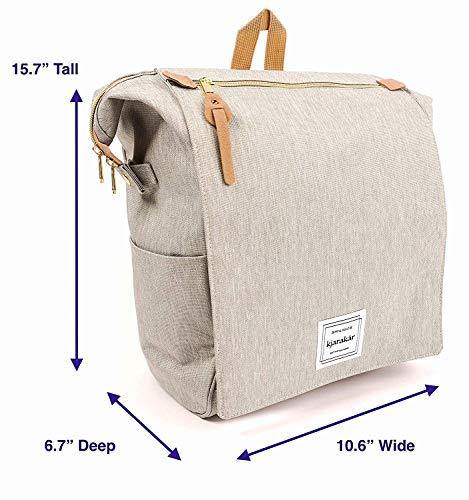 KJARAKÄR Backpack | Classic & Premium Styles | Metal Zippers | Leather Accessories | Gym, Work, School, Diaper Bag - JOY2ESpree