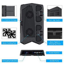 
                        
                          Muat gambar ke penampil Galeri, Vertical Stand for Playstation 5 with Cooling Fan Charging Station - JOY2ESpree
                        
                      