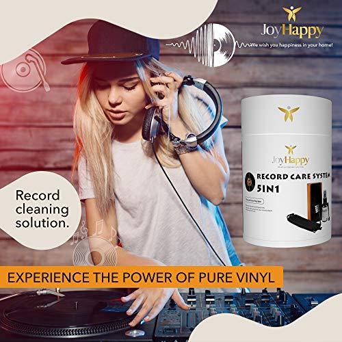 JOYHAPPY Vinyl Record Cleaner Kit - 5 in 1 Vinyl Record Cleaning Kit - JOY2ESpree